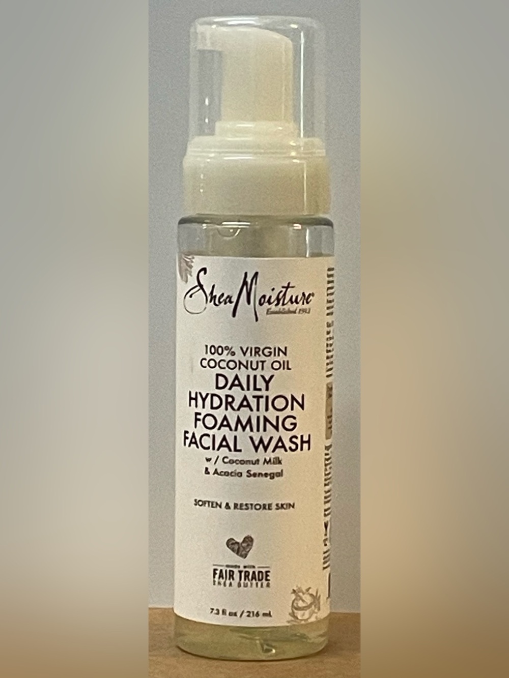Shea Moisture Daily Hydration Foaming Facial Wash - 7.3 fl oz